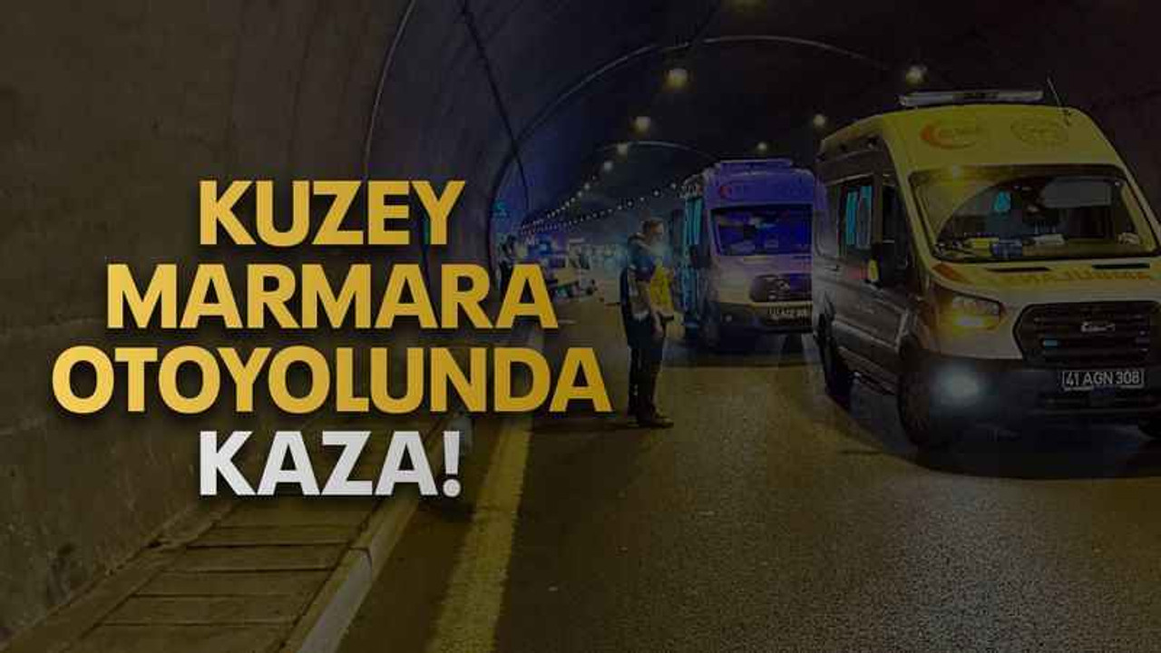 Kuzey Marmara Otoyolunda kaza!